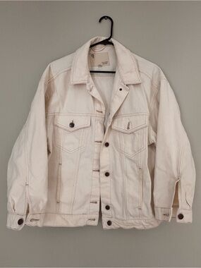 Anthropologie Oversized Denim Jacket